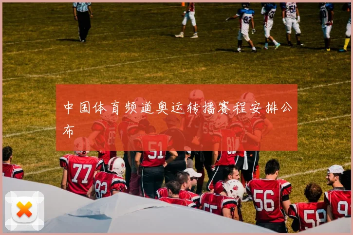 中国体育频道奥运转播赛程安排公布